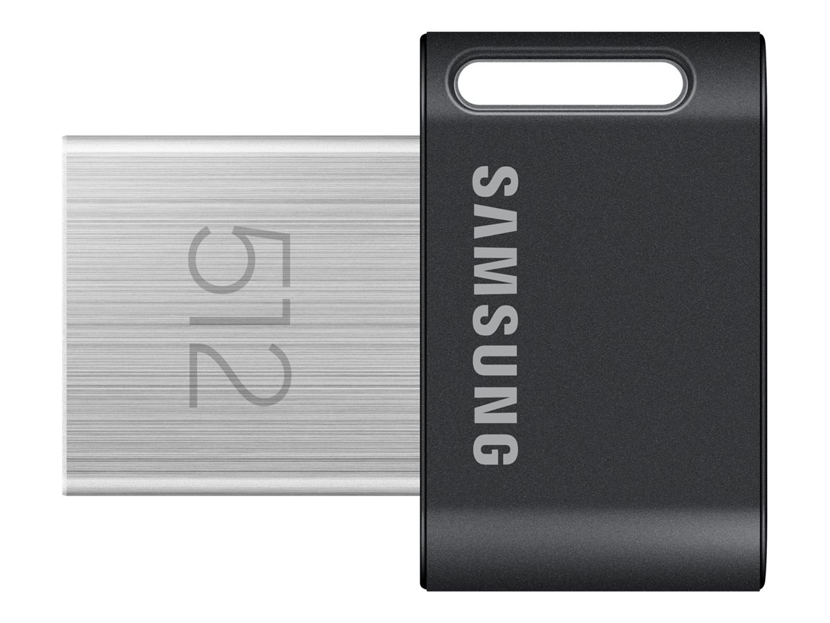 Samsung FIT Plus USB Stick, Silber/Schwarz, 512GB, USB-A