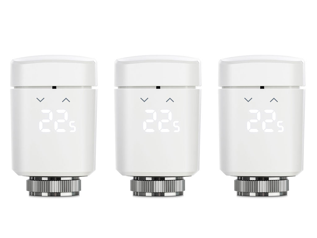 Eve Thermo (Matter) Heizkörper-Thermostat, Weiß, 3er-Pack