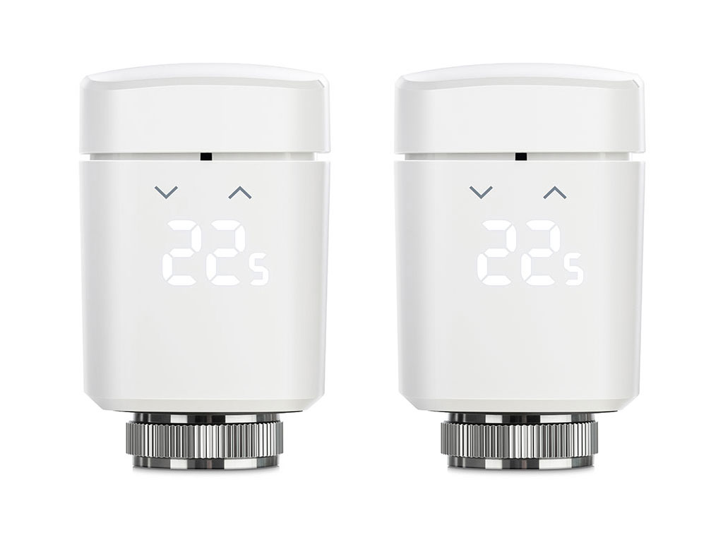Eve Thermo (Matter) Heizkörper-Thermostat, Weiß, 2er-Pack