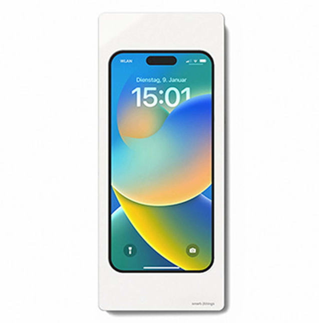 smart things sDock nano iP15 Wandhalterung für iPhone, Silber