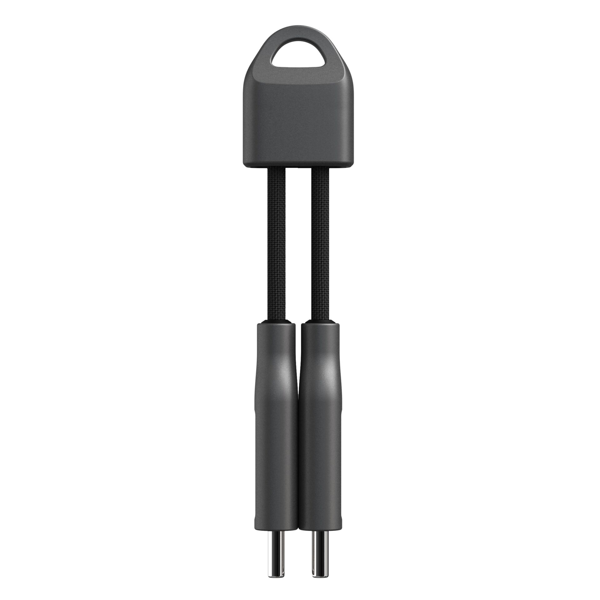 Nomad ChargeKey USB-C-auf-USB-C Lade- und Datenkabel, Schwarz, 12cm, 240W