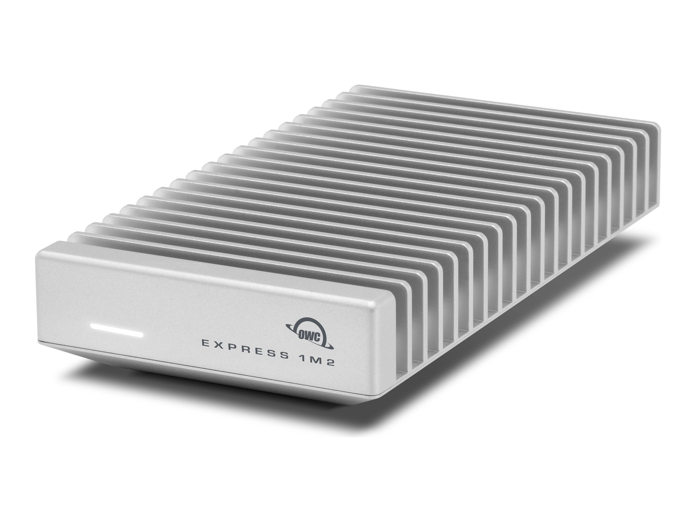OWC Express 1M2 Speichergehäuse für M.2 2280, M.2 2242, Silber, USB-4