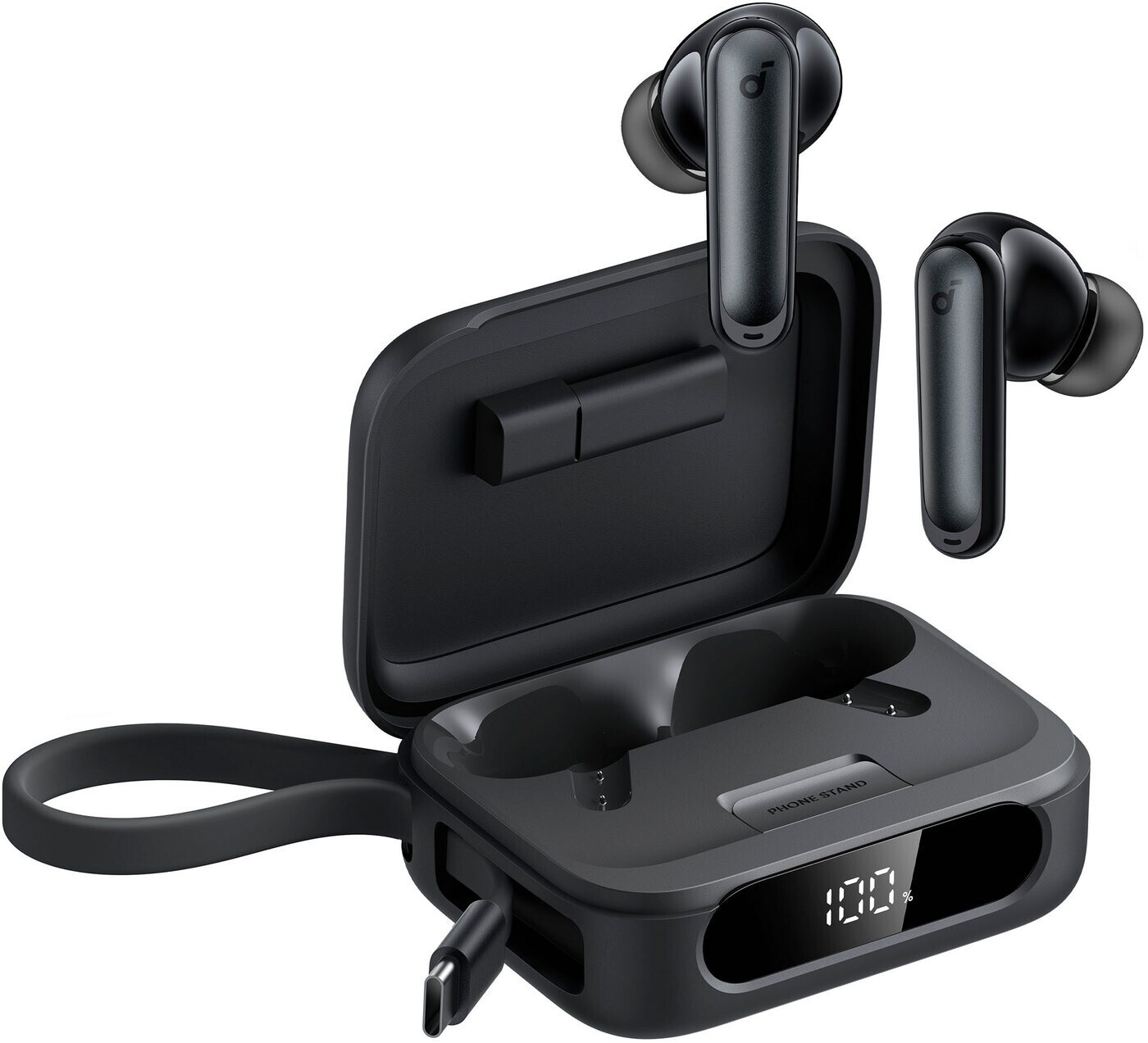 Soundcore P41i (MFi) In-Ear Kopfhörer mit integr. Powerbank, Schwarz, Kabellos