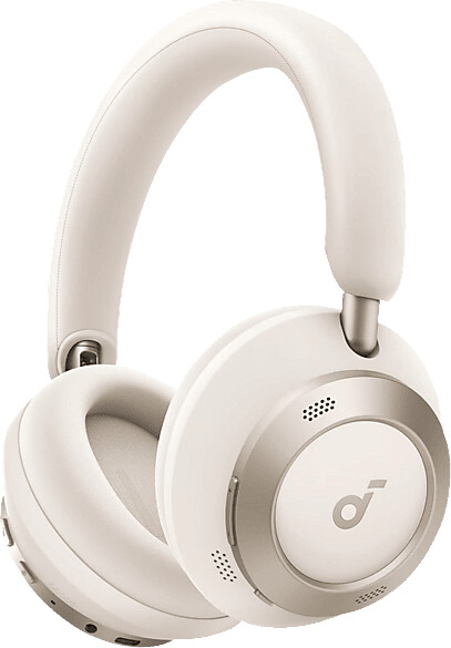 Soundcore Space One Pro faltbare Over-Ear Kopfhörer, Weiß, Kabellos