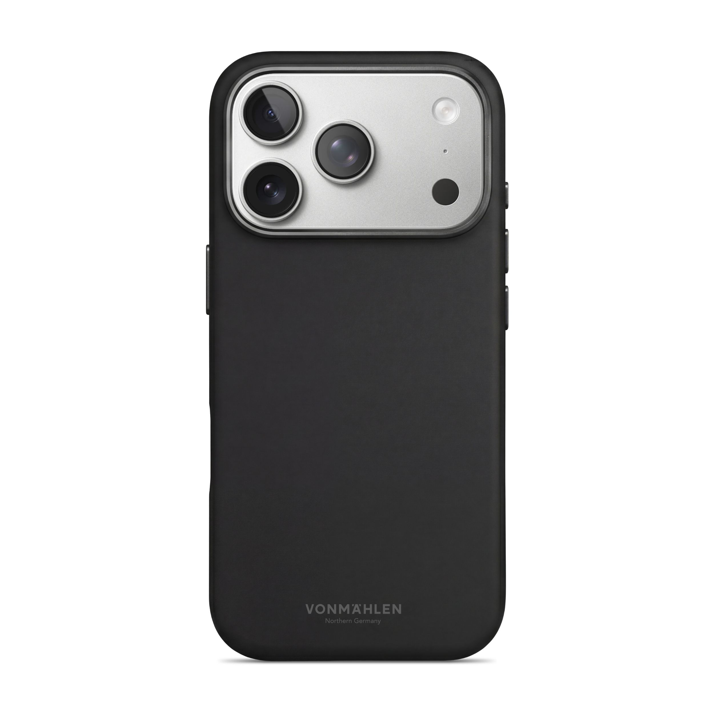 Vonmählen Soft Silikon Case 2 für iPhone 18 Pro / 17 Pro, Schwarz