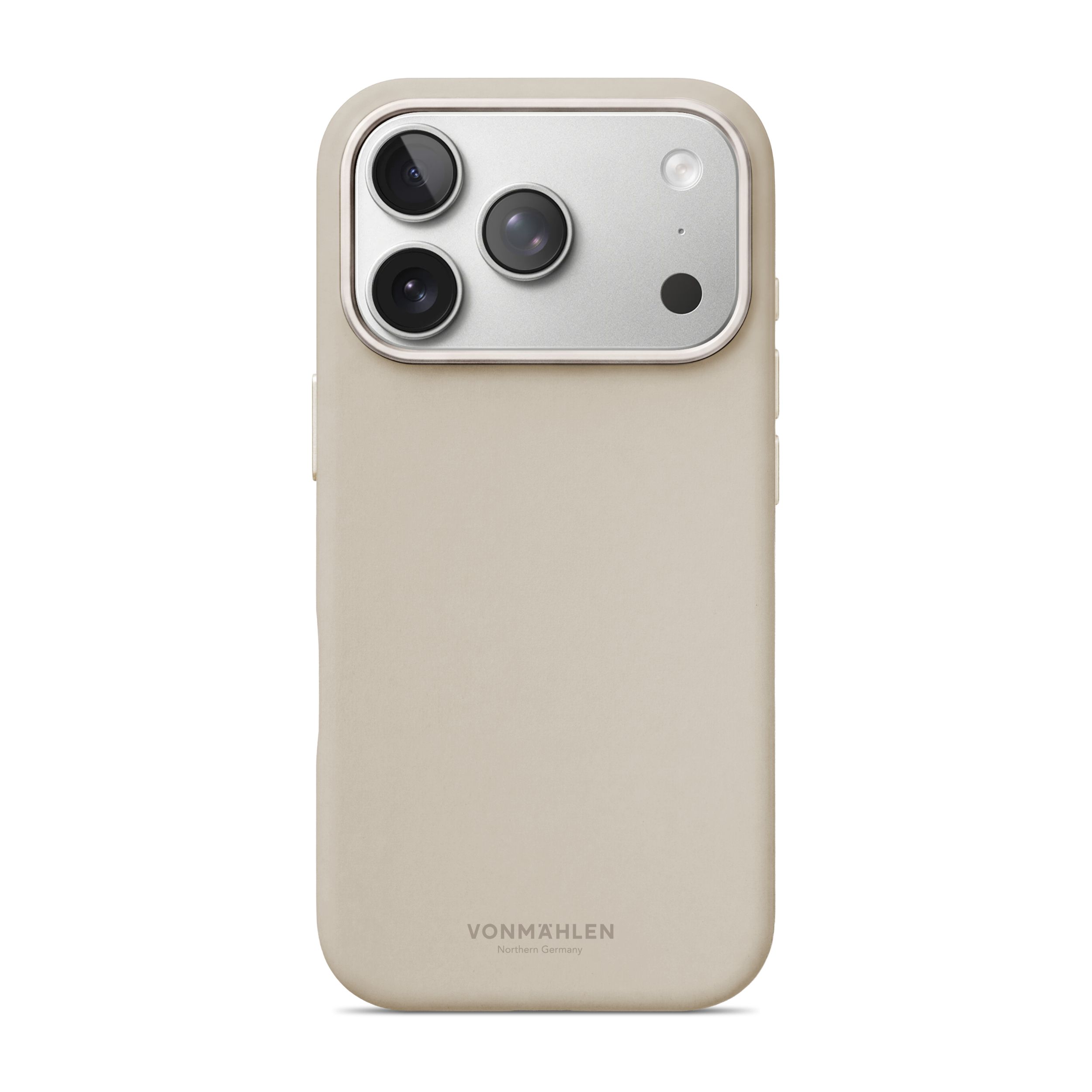 Vonmählen Soft Silikon Case 2 für iPhone 18 Pro / 17 Pro, Cream