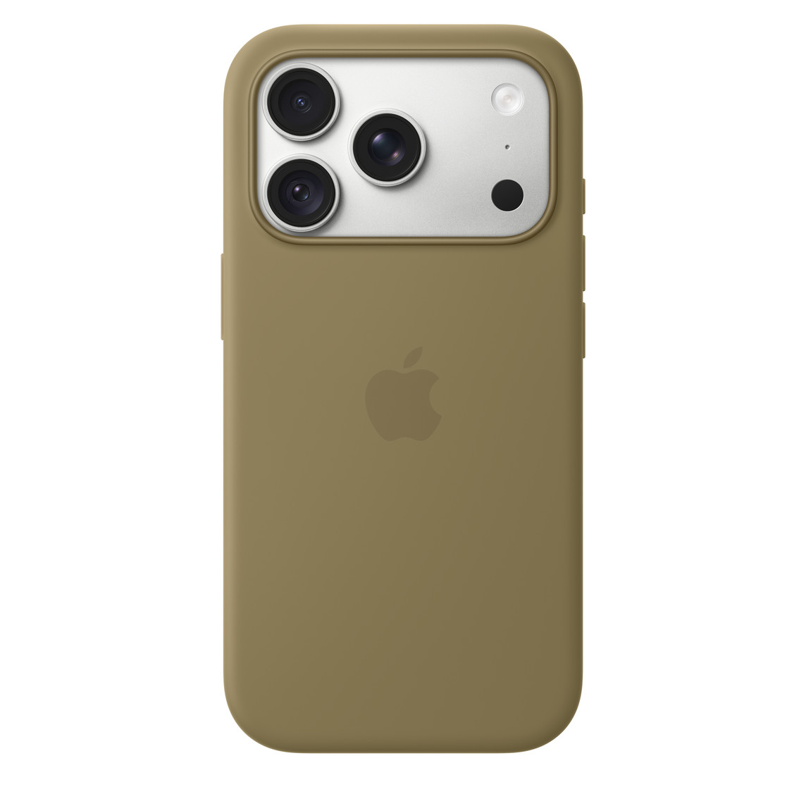 Apple iPhone 18 Pro Silikon Case mit MagSafe, Oliv
