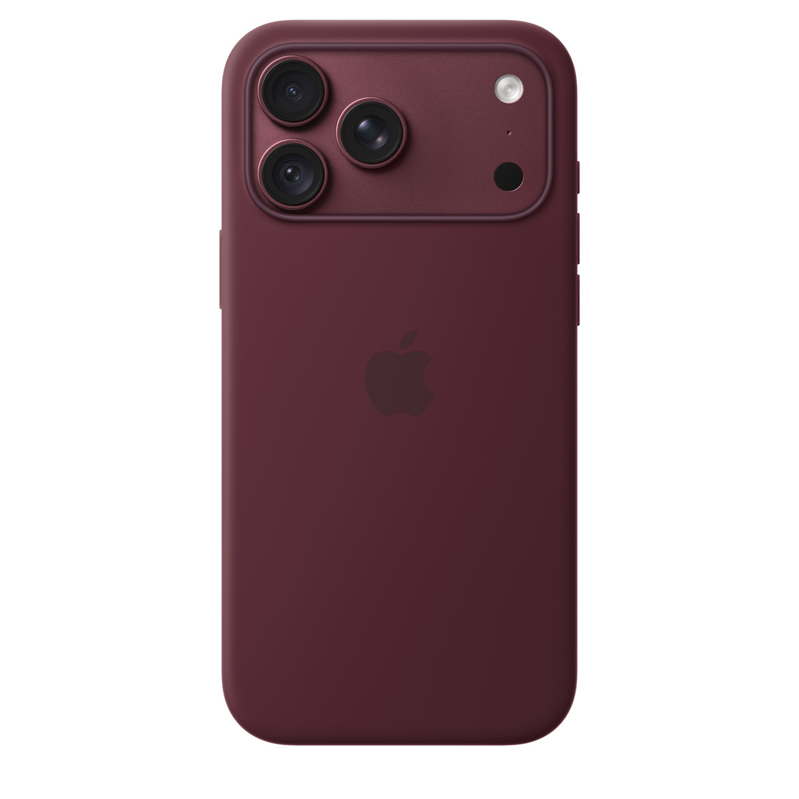 Apple iPhone 18 Pro Max Silikon Case mit MagSafe, Burgunder