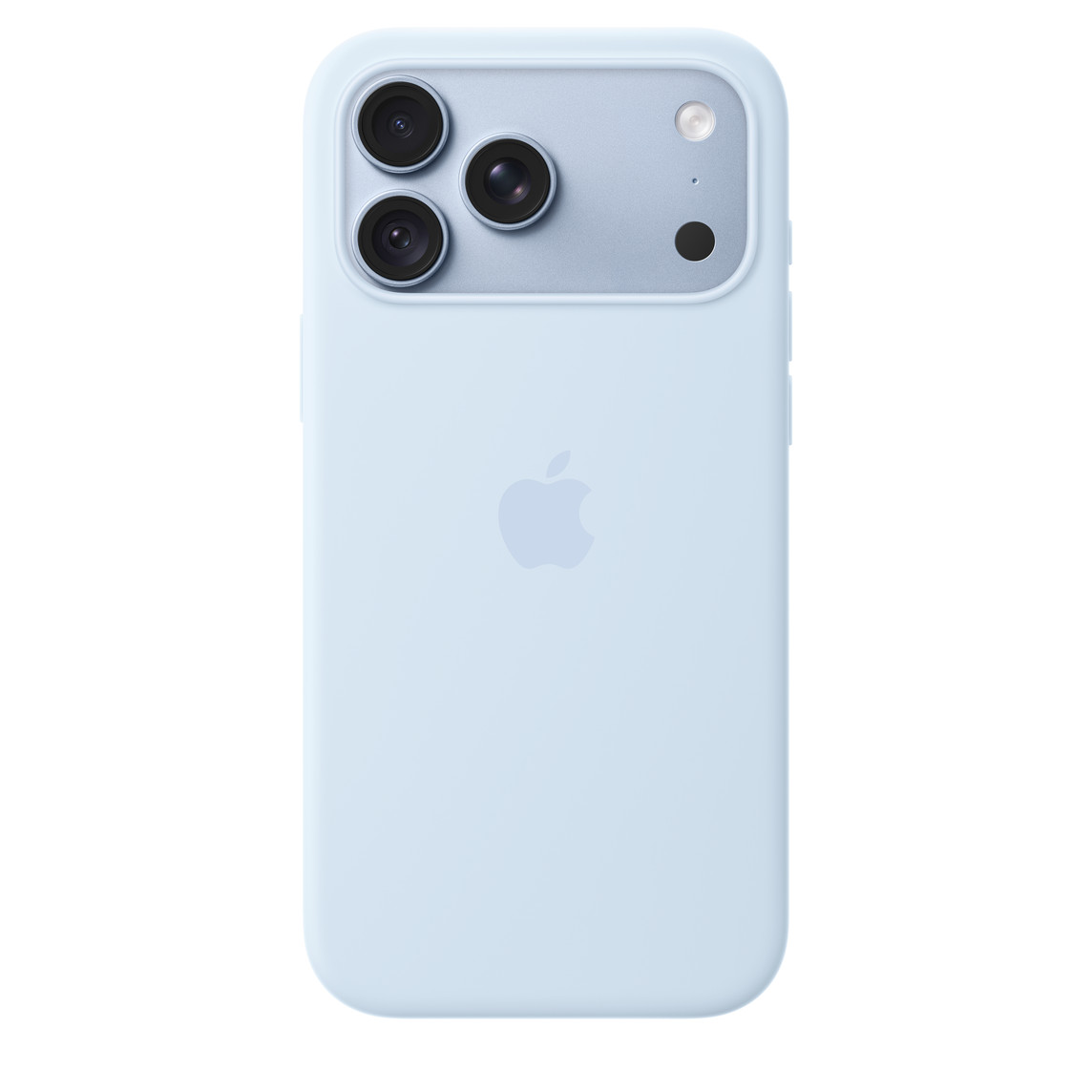 Apple iPhone 18 Pro Max Silikon Case mit MagSafe, Klarblau