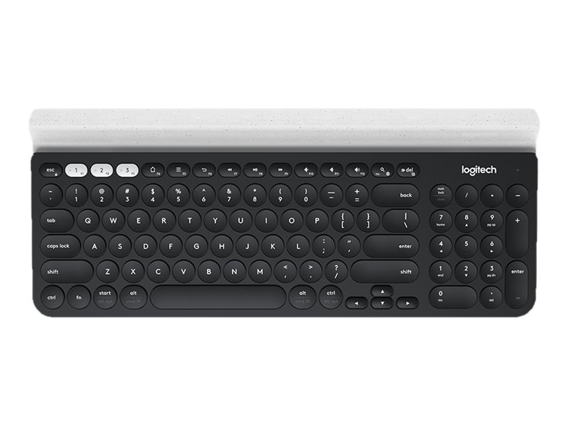 Logitech K780 Multi-Device, Dunkelgrau, Bluetooth, Deutsch