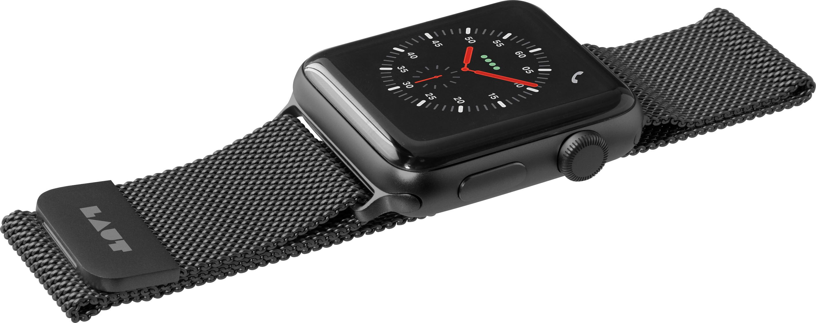 LAUT Steel Loop Watch Strap, Schwarz, 40mm, 41mm, 38mm, 42mm (Series 10/11)