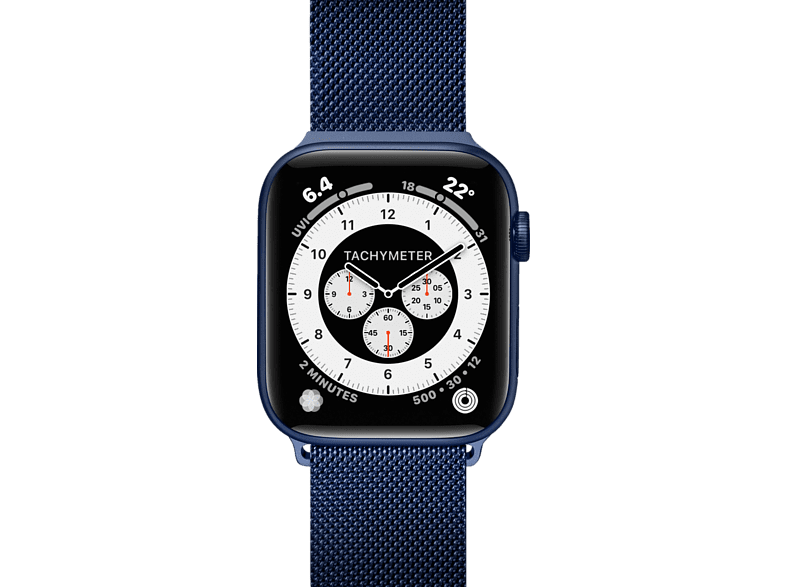 LAUT Steel Loop Watch Strap, Blau, 40mm, 41mm, 38mm, 42mm (Series 10/11/12)