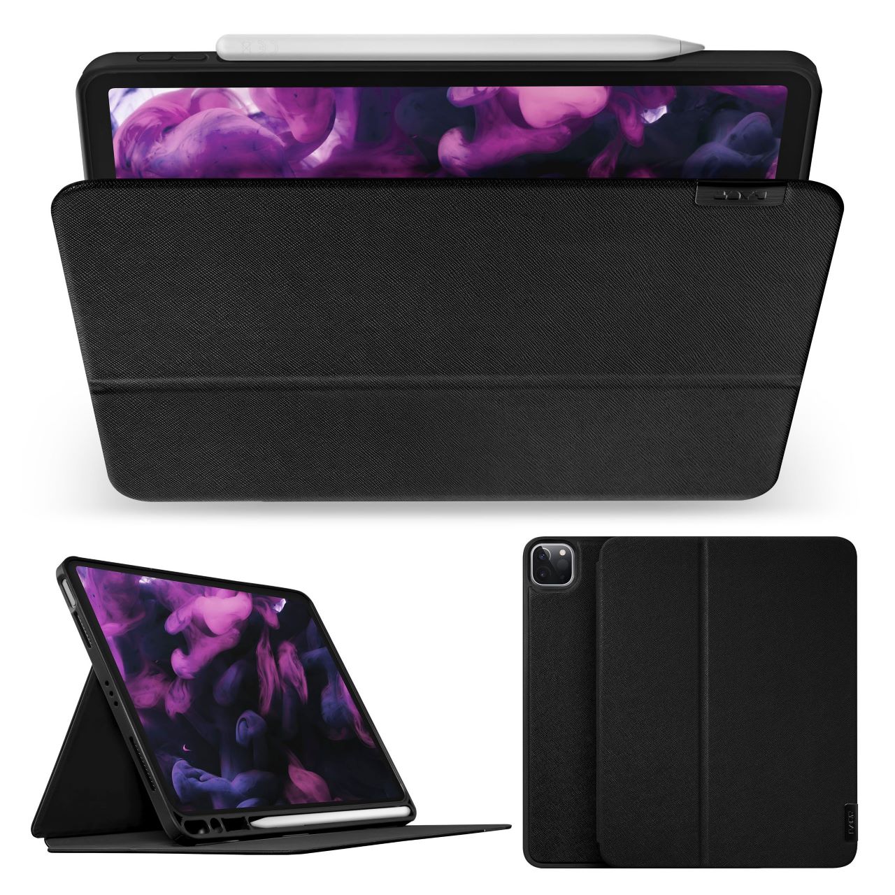 LAUT Prestige Folio Case für iPad Pro 11" (1./2./3./4. Gen.) / iPad Air 10.9" (4./5. Gen.), Schwarz